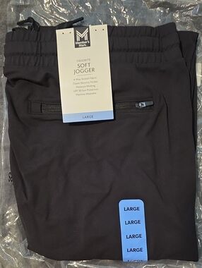 Member's Mark Black Favorite Soft Jogger Pants - Large